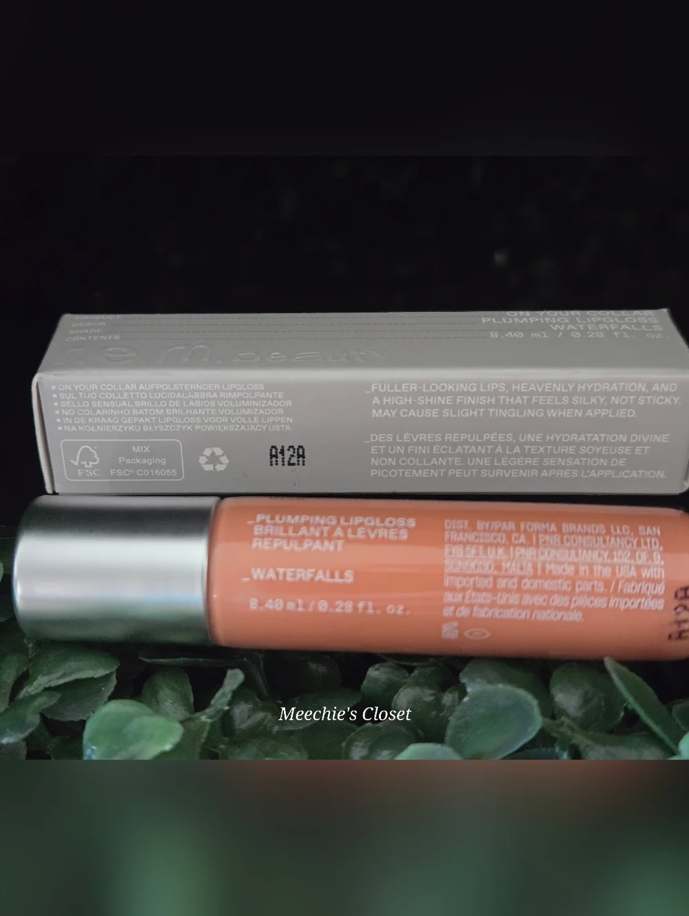 r.e.m. beauty On Your Collar Plumping Lip Gloss - Waterfalls - NIB​